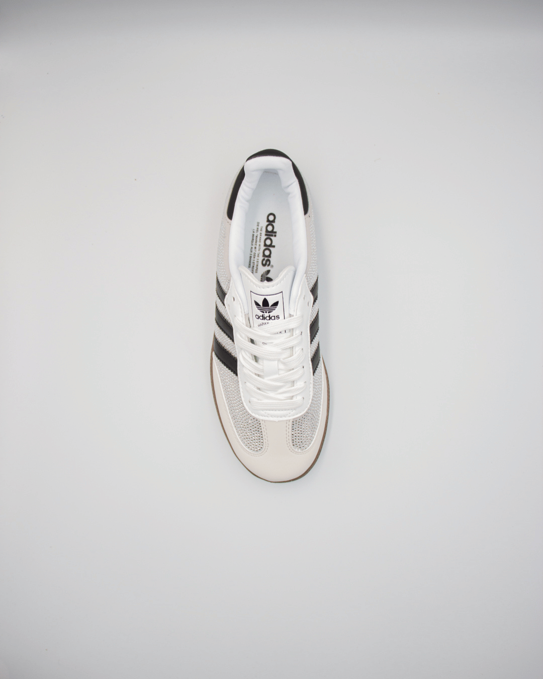 Adidas Samba OG Rhinestone Crystal White Silver