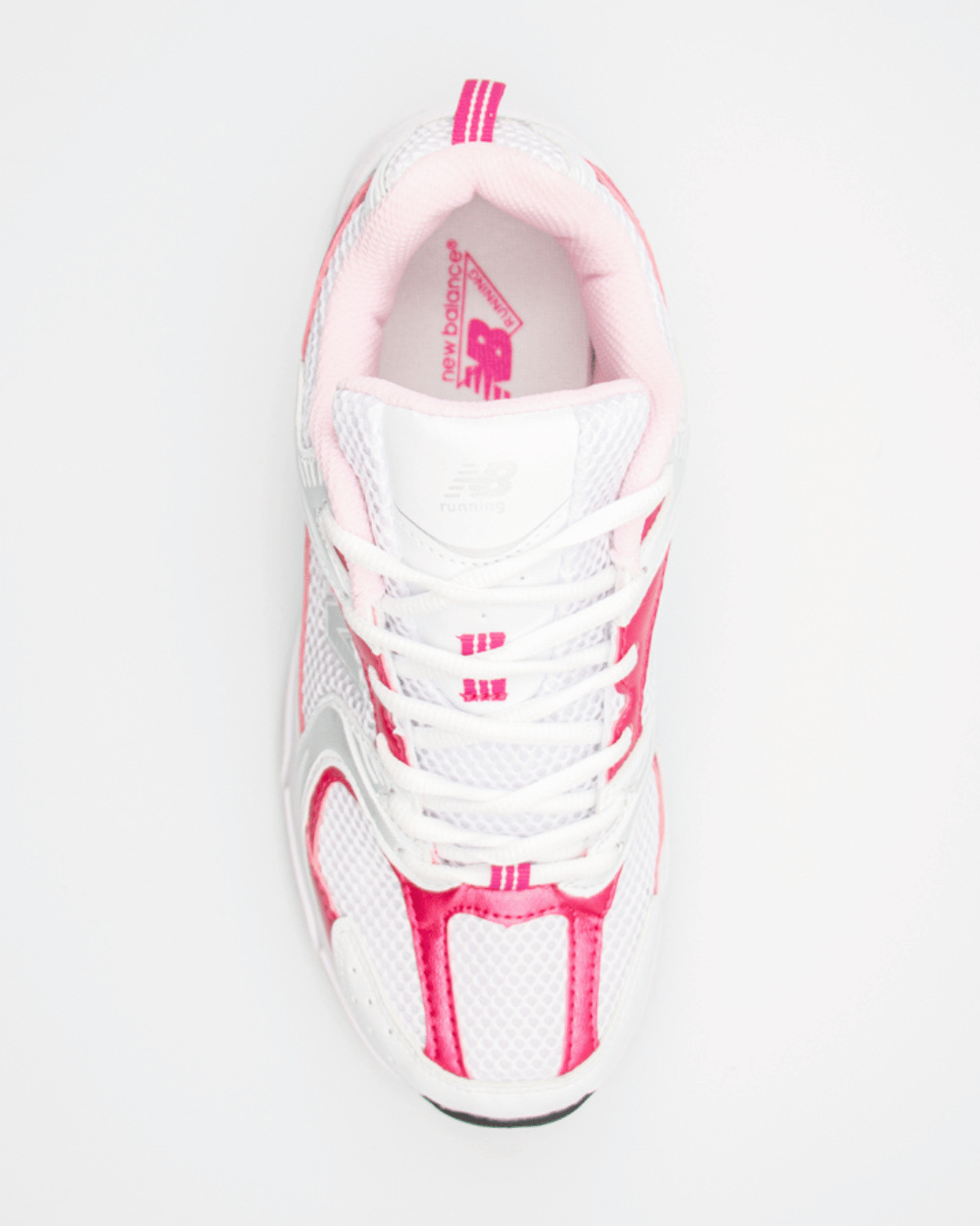New Balance 530 White/Pink Metallic