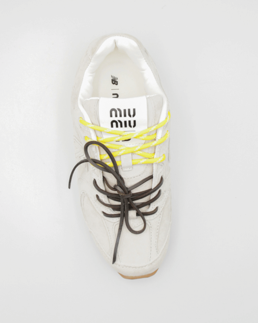 New Balance 530 SL x Miu Miu Suede Ecru