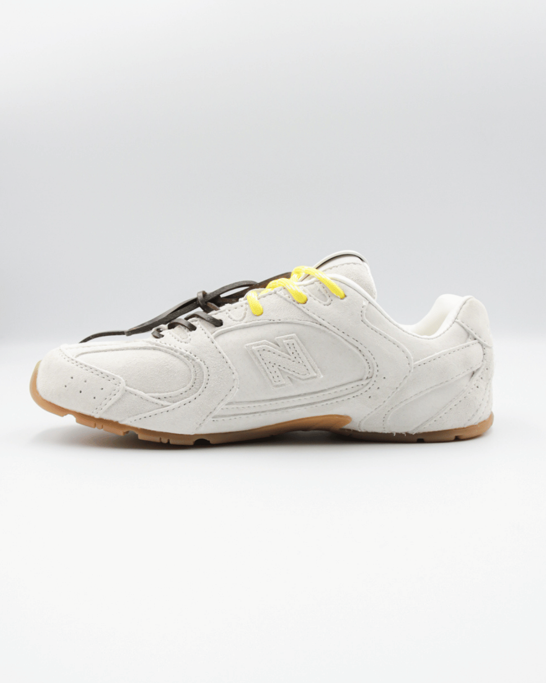New Balance 530 SL x Miu Miu Suede Ecru