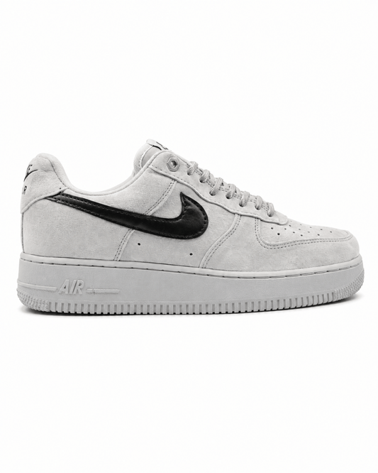 Nike Air Force 1 Low Light Smoke Grey Suede Black