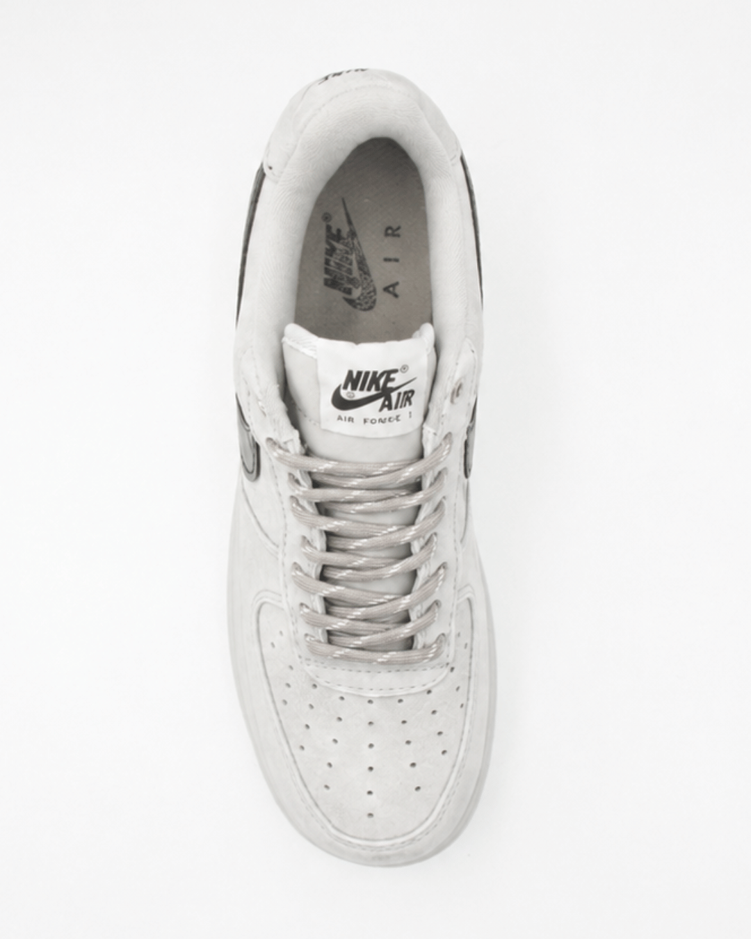Nike Air Force 1 Low Light Smoke Grey Suede Black