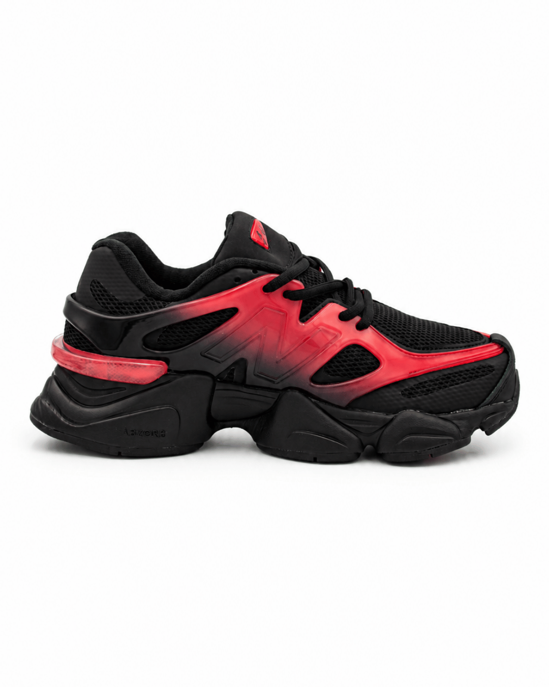 New Balance 9060 X Black Red Gradient