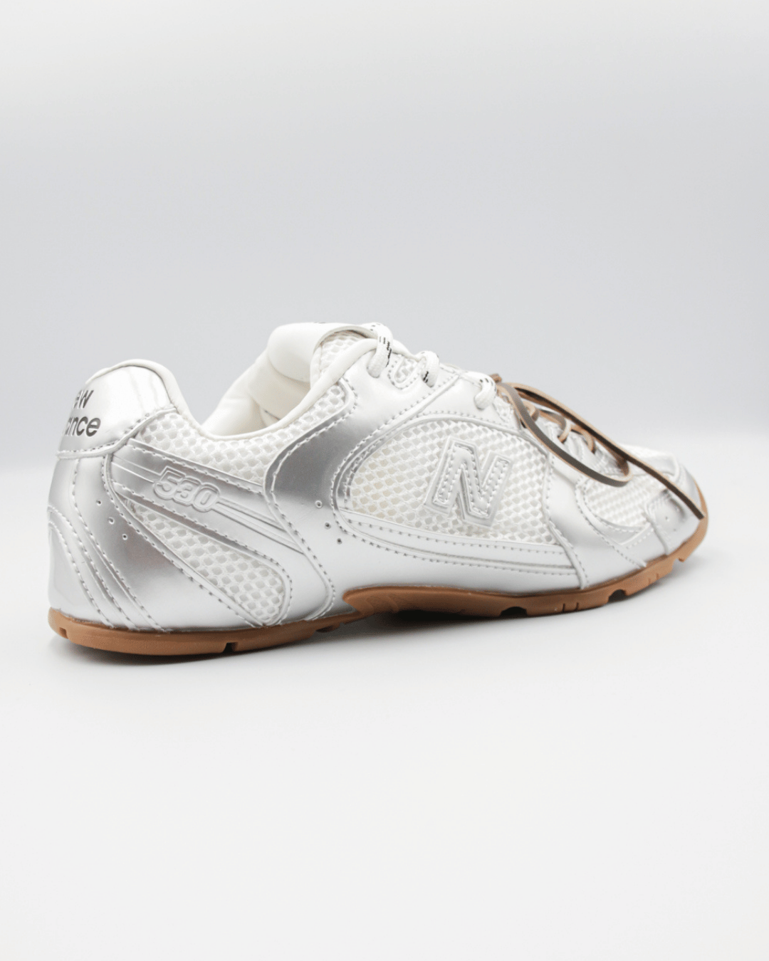 New Balance 530 SL x Miu Miu White/Metallic Silver