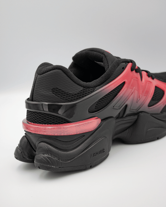New Balance 9060 X Black Red Gradient