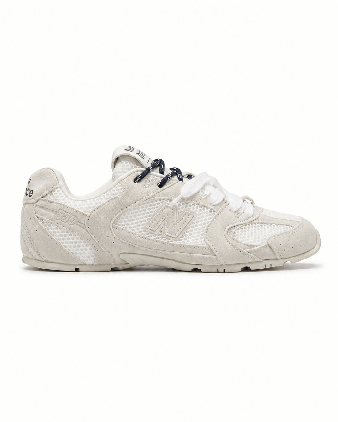 New Balance 530 SL x Miu Miu Suede and Mesh White