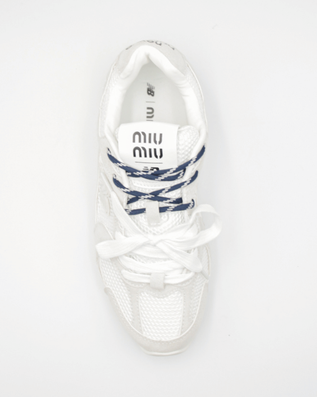 New Balance 530 SL x Miu Miu Suede and Mesh White