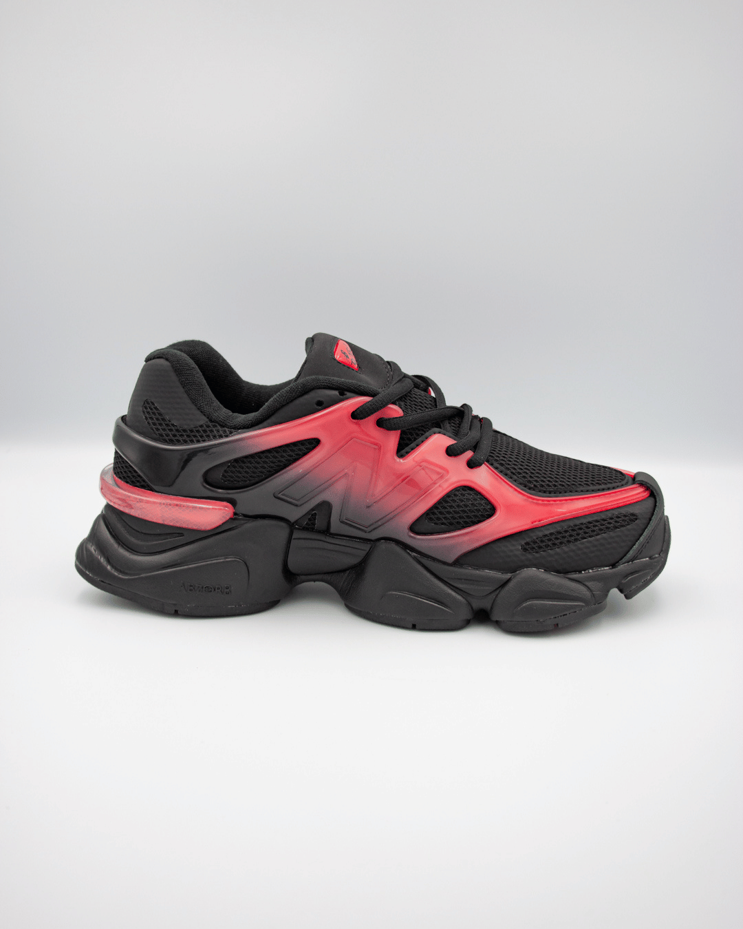New Balance 9060 X Black Red Gradient