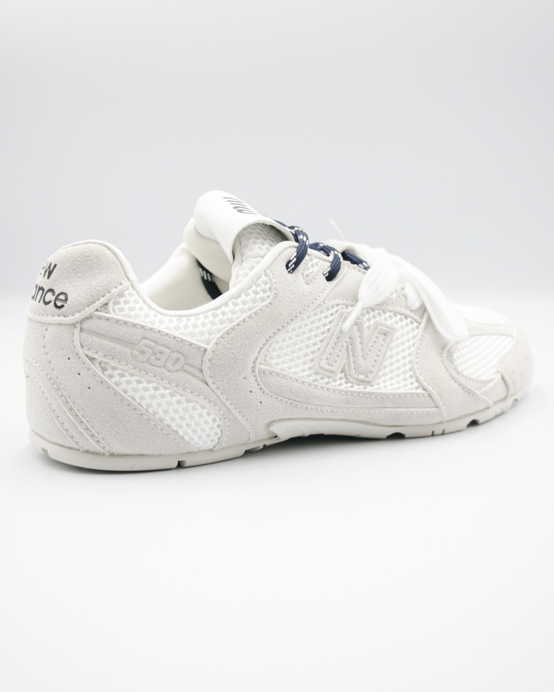 New Balance 530 SL x Miu Miu Suede and Mesh White