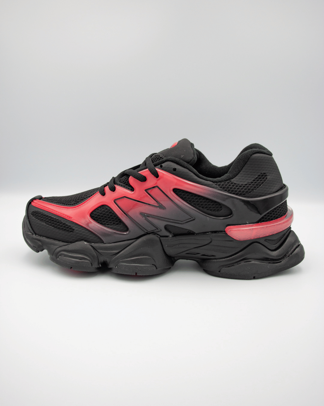 New Balance 9060 X Black Red Gradient