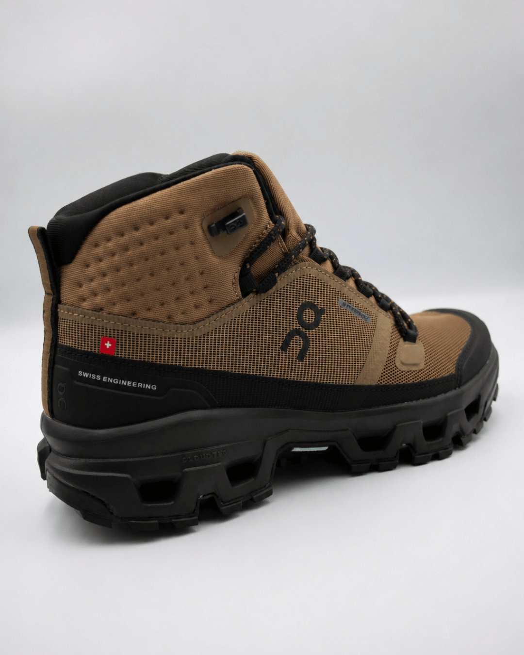 On Cloudrock Mid Waterproof Earth & Black