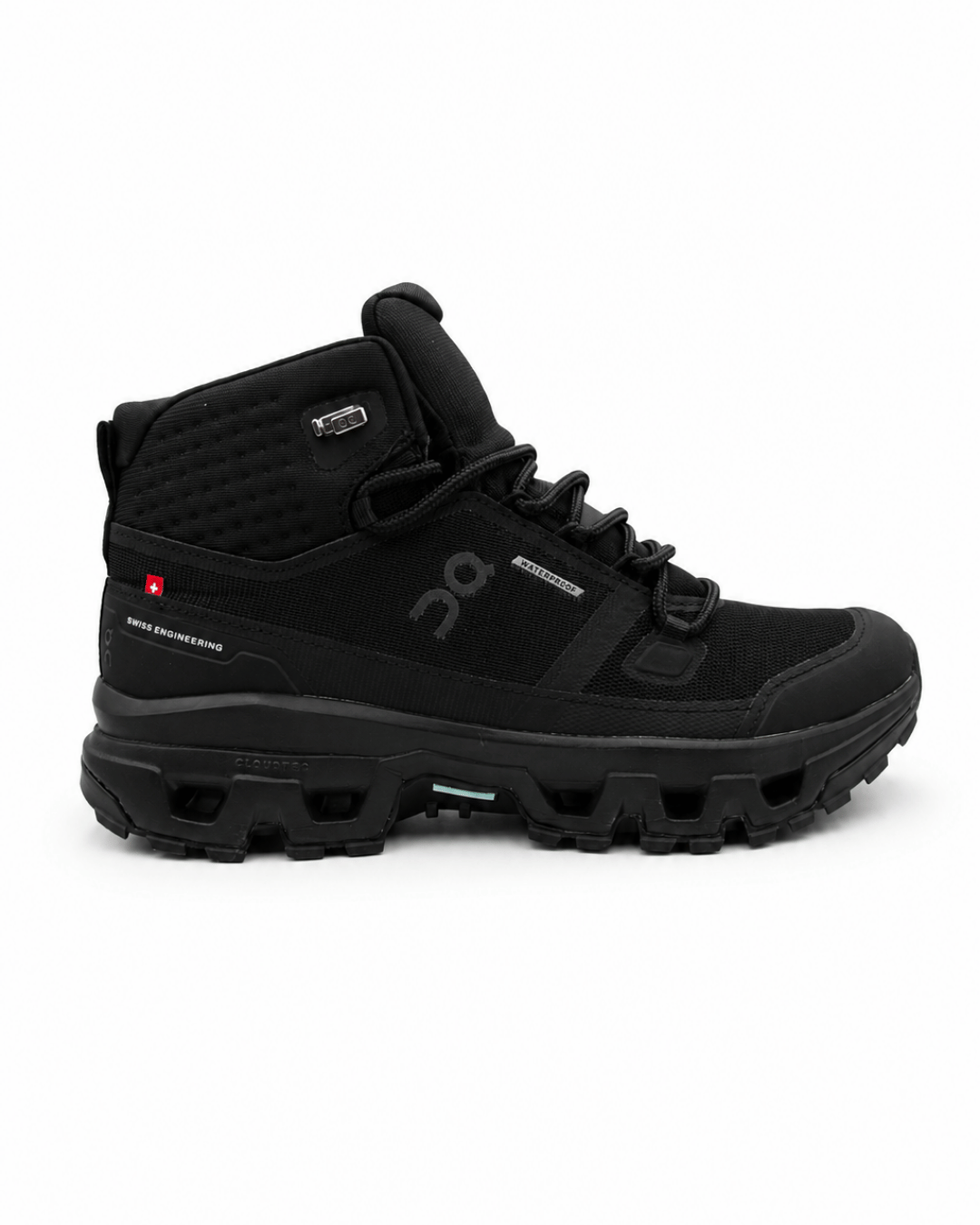 On Cloudrock Mid Waterproof Total Black