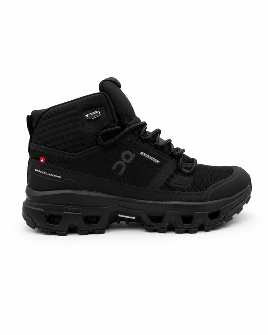 On Cloudrock Mid Waterproof Total Black