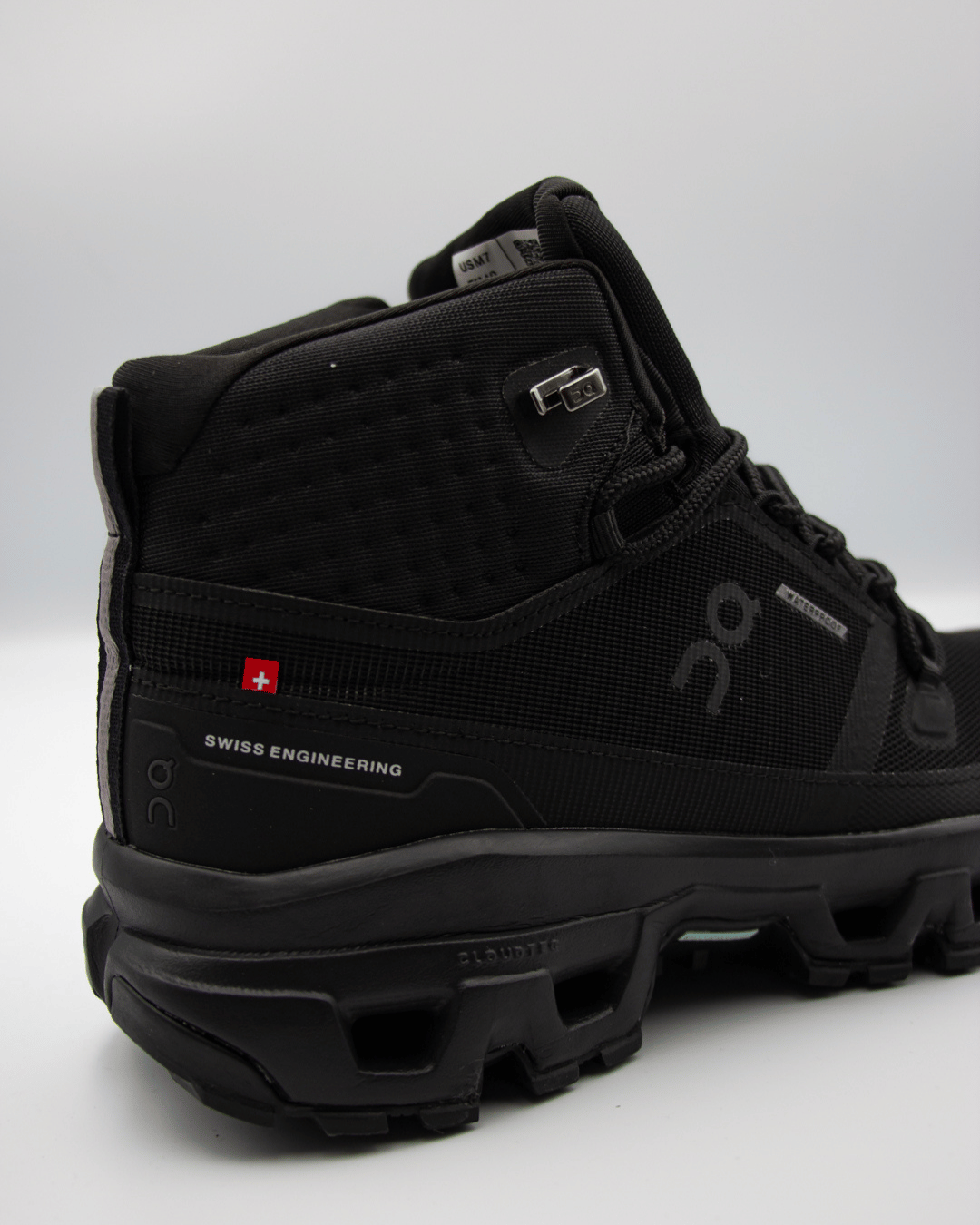 On Cloudrock Mid Waterproof Total Black