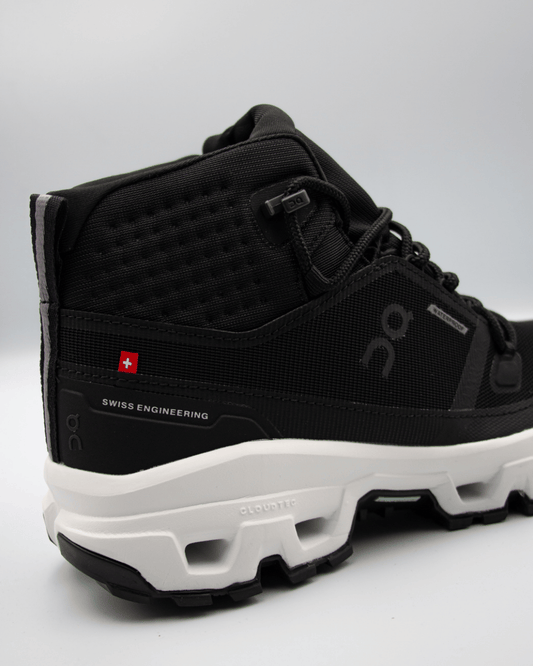 On Cloudrock Mid Waterproof Black/White