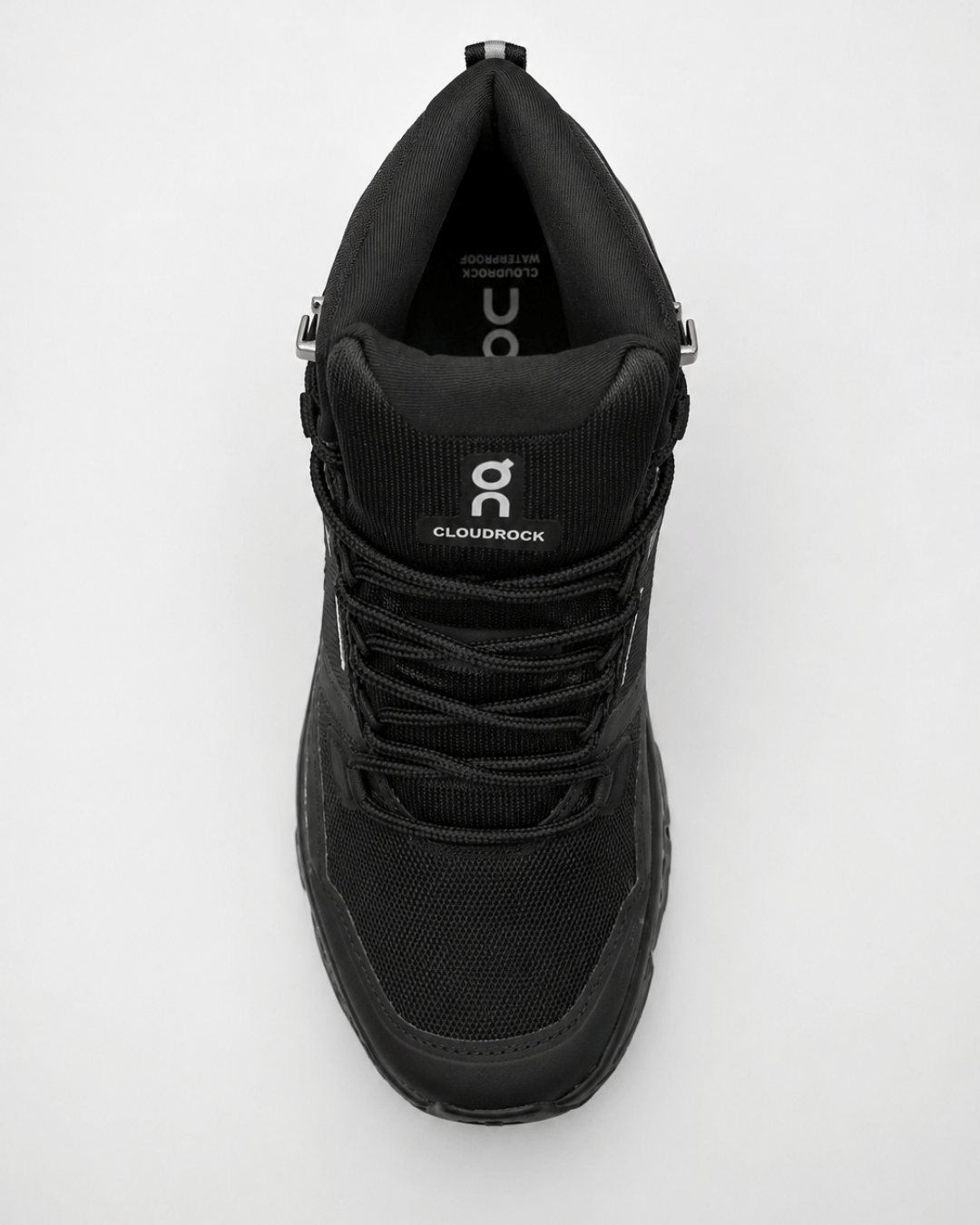 On Cloudrock Mid Waterproof Black/White