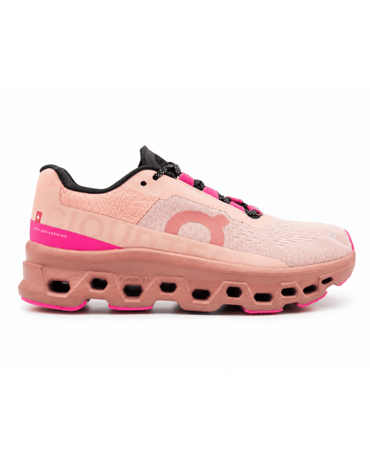 On Cloudmonster Rose/Cork