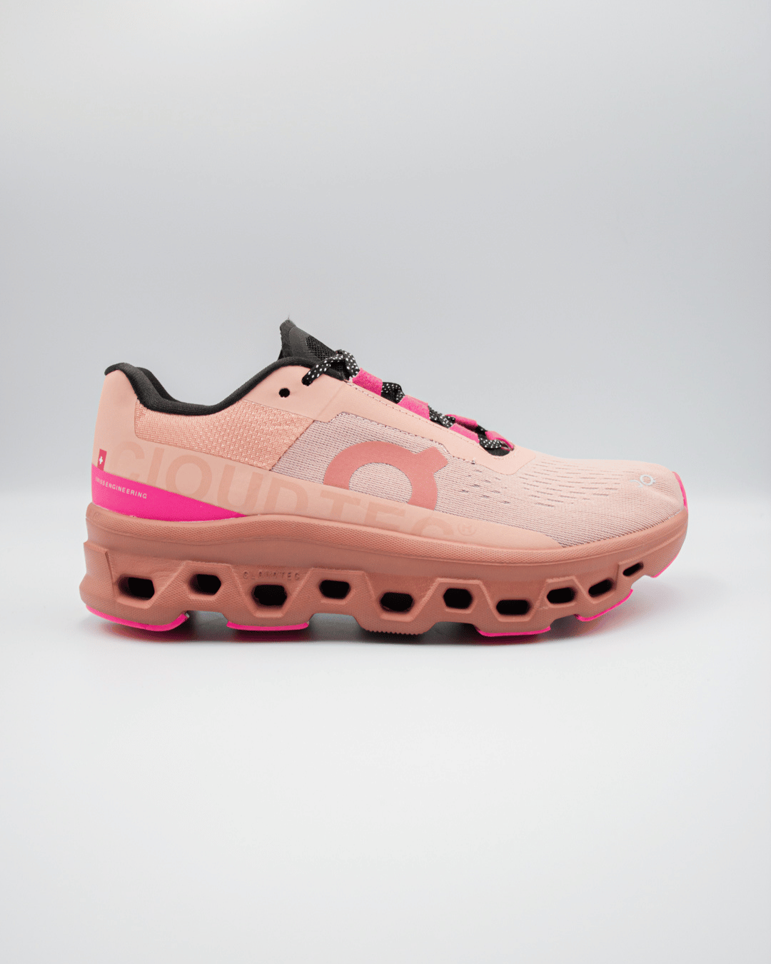 On Cloudmonster Rose/Cork