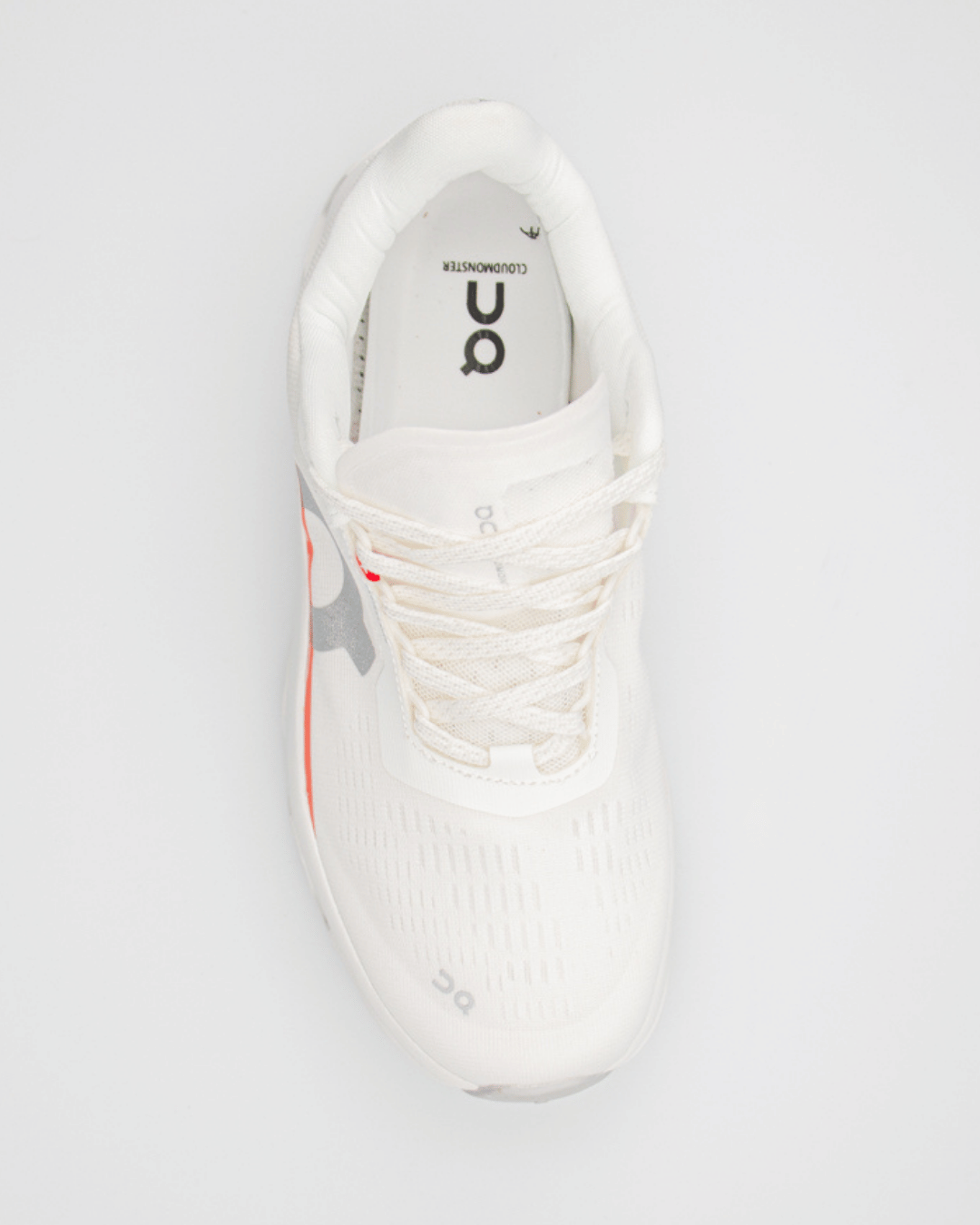 On Cloudmonster 1 White/Glacier/Orange