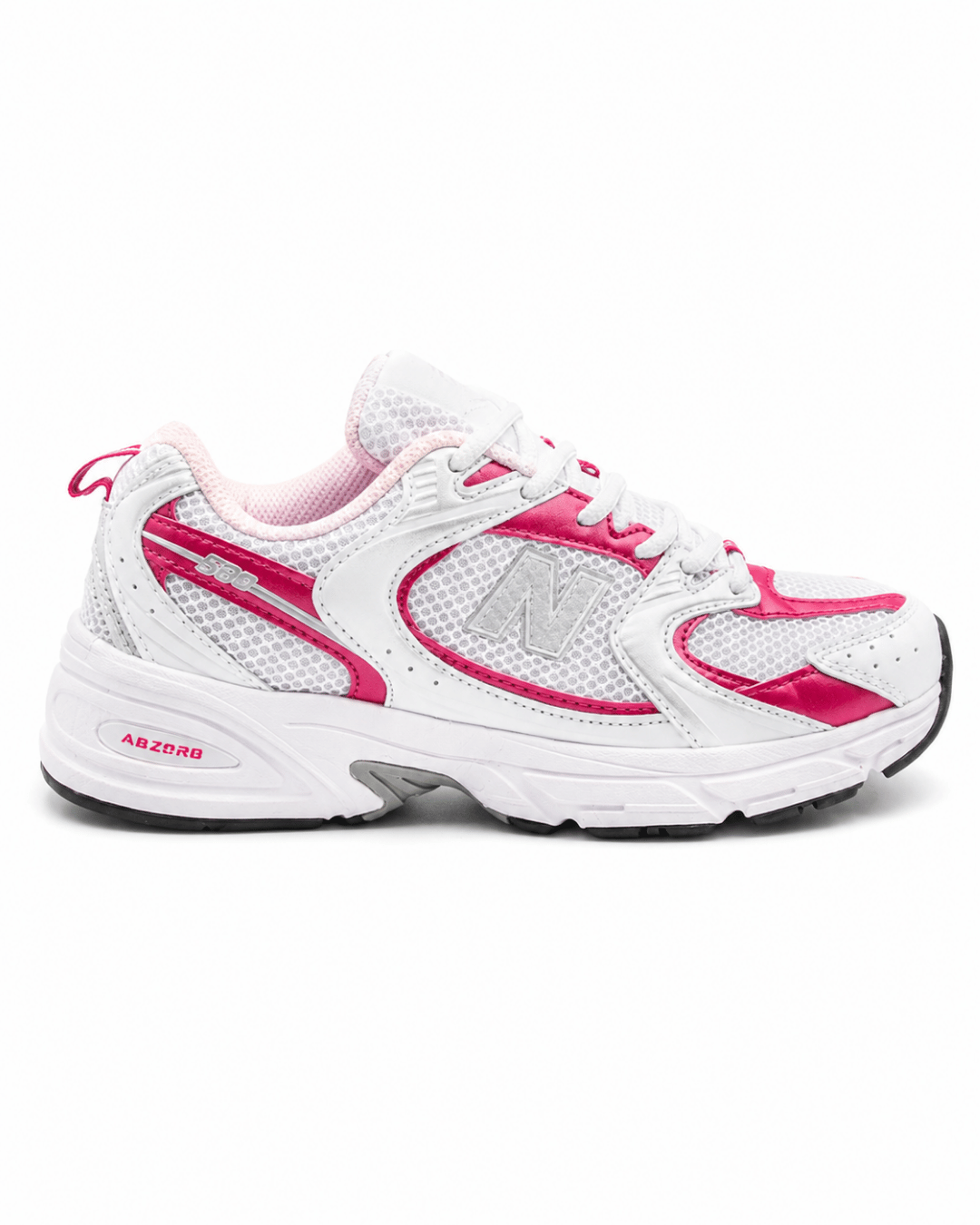 New Balance 530 White/Pink Metallic