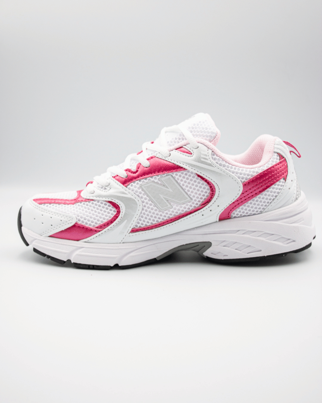 New Balance 530 White/Pink Metallic
