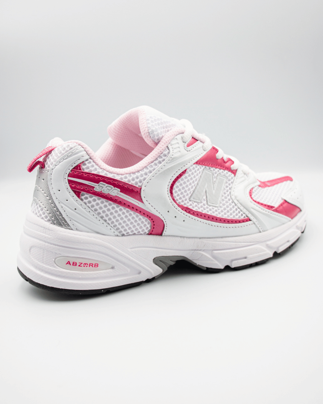 New Balance 530 White/Pink Metallic