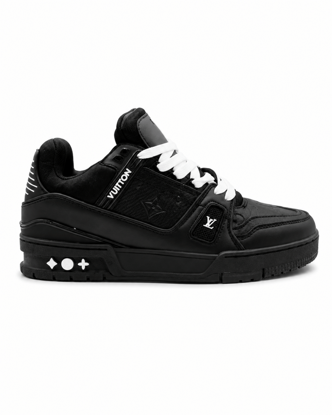 Louis Vuitton LV Trainer Black Embossed Monogram