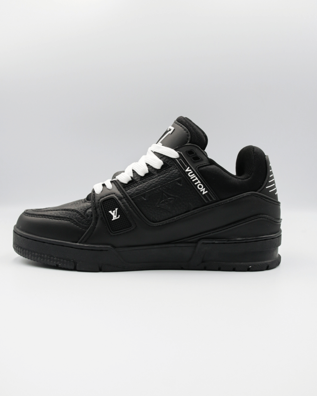 Louis Vuitton LV Trainer Black Embossed Monogram