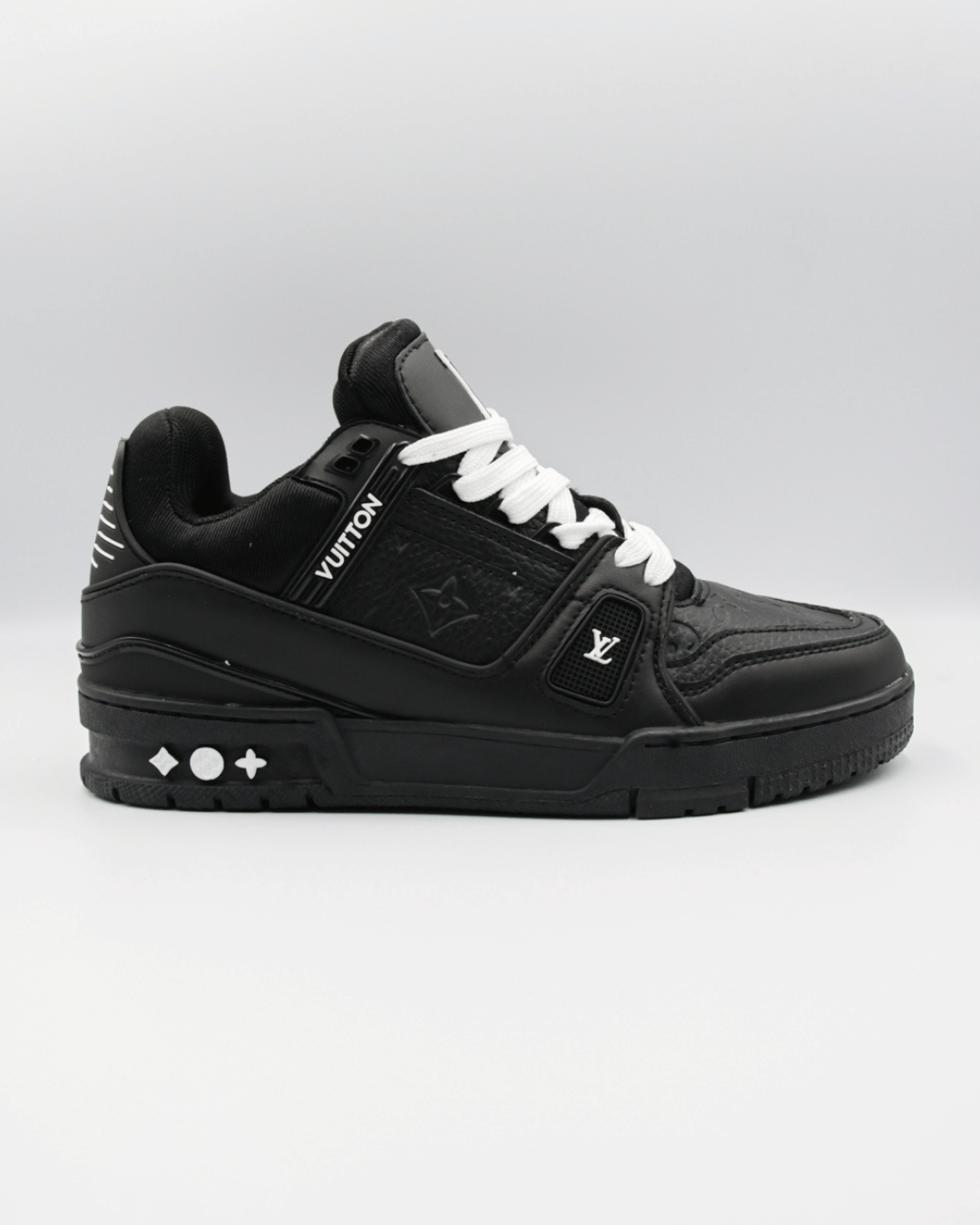 Louis Vuitton LV Trainer Black Embossed Monogram