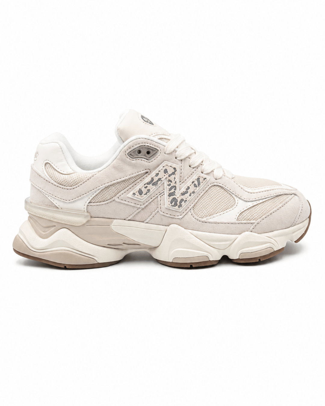 New Balance 9060 Sea Salt Leopard Print